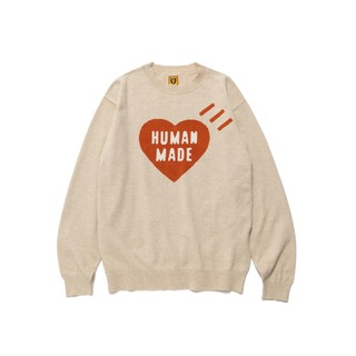 ヒューマンメイド(HUMAN MADE)の【Mサイズ】 HEART L/S KNIT SWEATER human made(ニット/セーター)