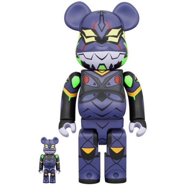 MEDICOM TOY(メディコムトイ)のBE@RBRICK エヴァンゲリオン 2体セット Eva 100% & 400% エンタメ/ホビーのフィギュア(その他)の商品写真