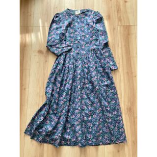 LAURA ASHLEY - ローラアシュレイ 花柄ワンピース ロングワンピース ...