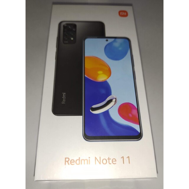 Redmi Note  11 グラファイトグレイ新品未開封