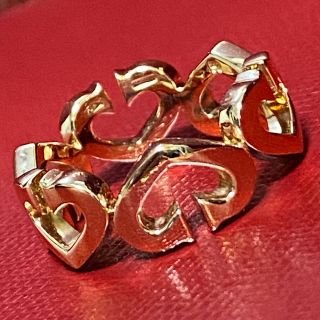 カルティエ(Cartier)の最終お値下げ❣️ 未使用❣️ カルティエ　Cハート リング　YG750  50(リング(指輪))