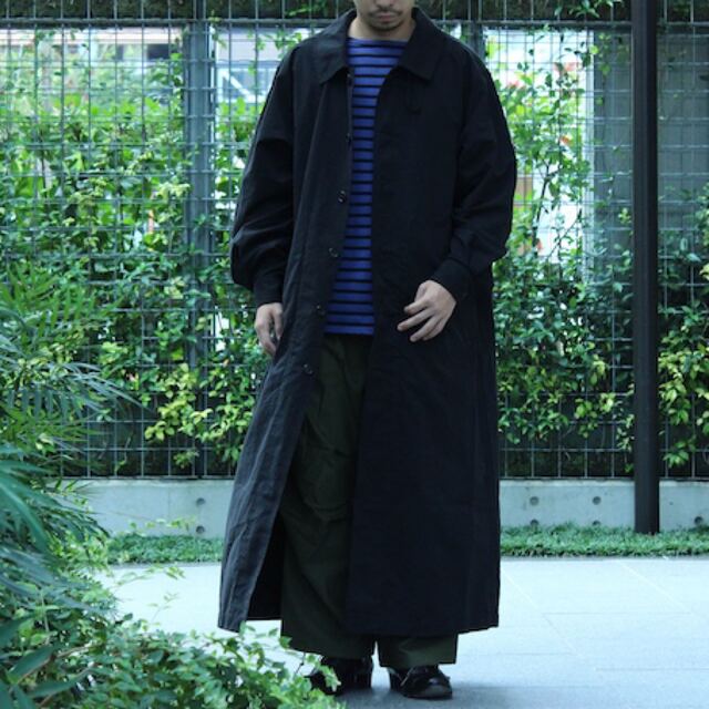 Porter Classic - WEATHER LONG COAT BLACK