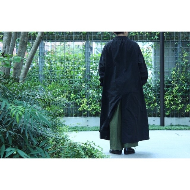 Porter Classic - WEATHER LONG COAT BLACK