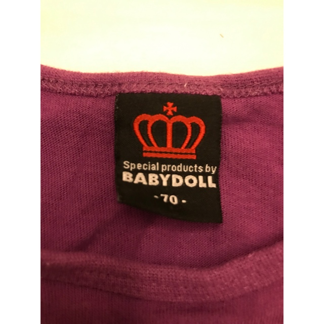 BABYDOLL(ベビードール)のベビド ロンパース ミッキー キッズ/ベビー/マタニティのベビー服(~85cm)(ロンパース)の商品写真