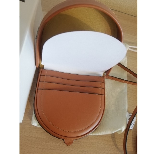 新品】LOEWEロエベ アナグラム HEELヒールポーチスモール タン