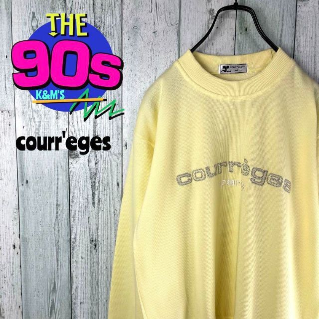 Courreges - 90's courreges クレージュ ビックロゴ刺繍ヴィンテージ トレーナーの通販 by 90s古着 K&M