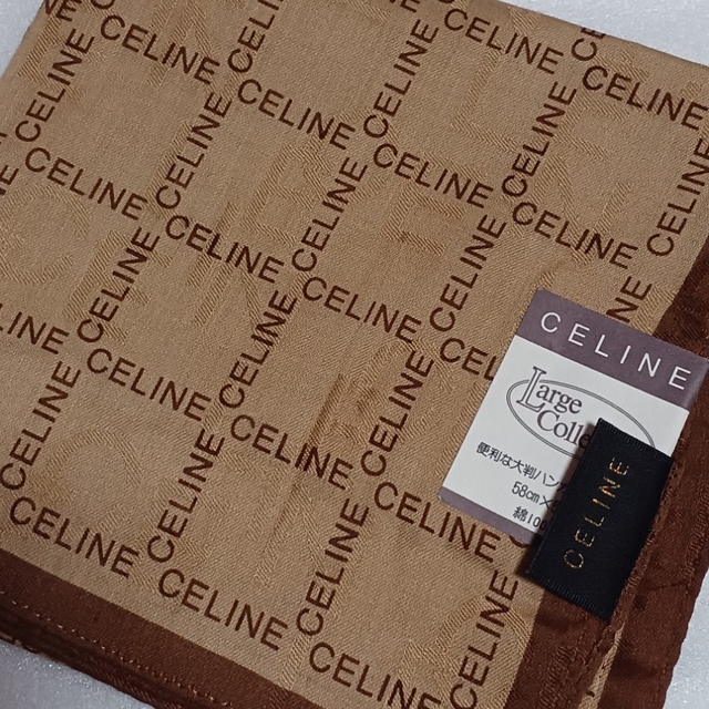 celine(セリーヌ)の値下げ📌セリーヌ☆大判ハンカチーフ58×58 レディースのファッション小物(ハンカチ)の商品写真