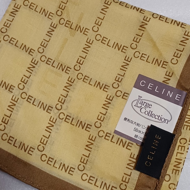 celine(セリーヌ)の値下げ📌セリーヌ☆大判ハンカチーフ58×58 レディースのファッション小物(ハンカチ)の商品写真