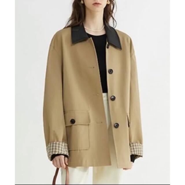 Blocking lapel single jacket