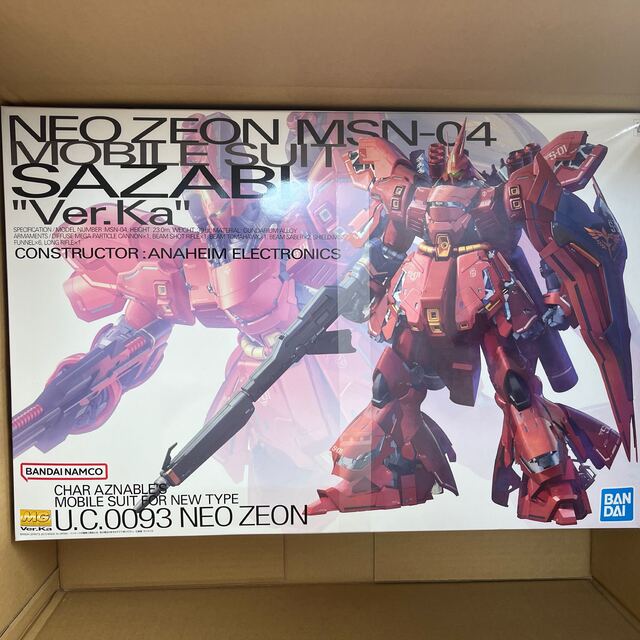 BANDAI - MG 1/100 MSN-04 サザビーVer.kaの通販 by mini's shop ...