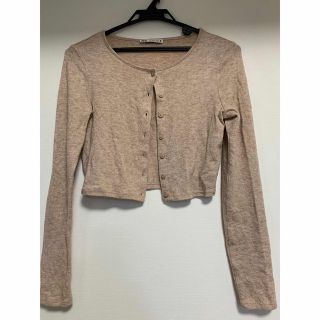 ザラ(ZARA)のZARA ベージュガーデ　(カーディガン)