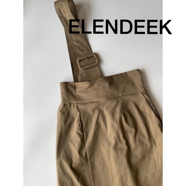 美品　ELENDEEK エレンディーク　ワンショルダーロングスカート