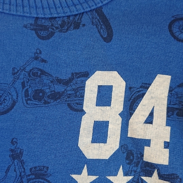 motherways(マザウェイズ)の青 バイク120トレーナー キッズ/ベビー/マタニティのキッズ服男の子用(90cm~)(Tシャツ/カットソー)の商品写真