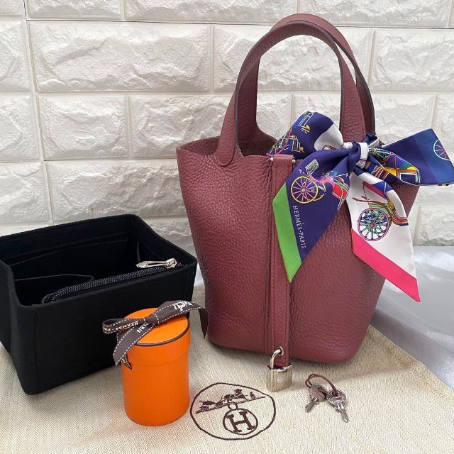 ハンドバッグ正規品☆HERMES  ピコタンロック PM【エルメスツイリーとインバッグ付き】