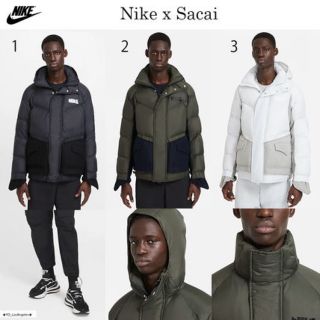 sacai×NIKE ダウンジャケット　Lサイズ