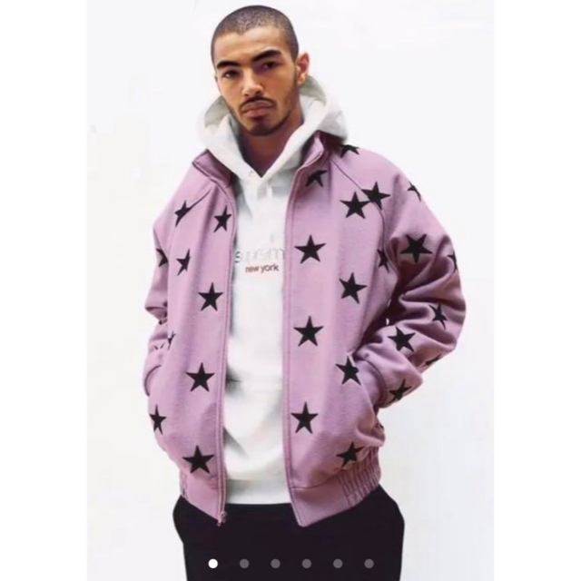 美品‼️Supreme Stars Zip Stadium Jacket