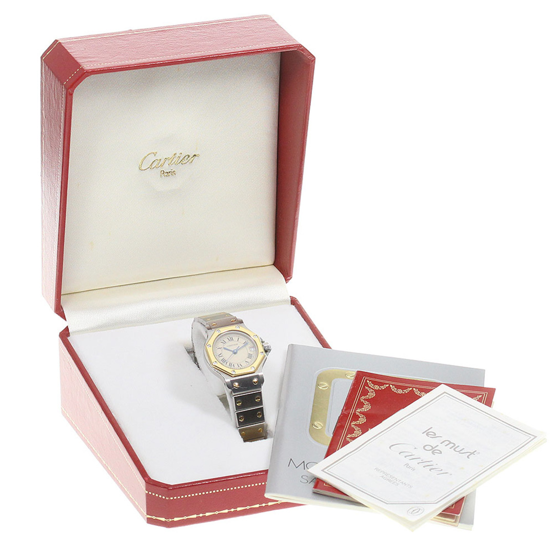 ★内箱・保証書付き【CARTIER】カルティエ サントスオクタゴンSM W2001683 クォーツ レディース_714741【ev10】 ★内箱・保証書付き【CARTIER】カルティエ サントスオクタゴンSM W2001683 クォーツ レディース_714741【ev10】