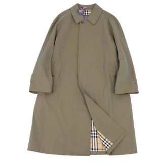 バーバリー(BURBERRY)の極美品 Vintage バーバリー Burberrys コート ステンカラーコート バルマカーンコート メンズ コットン アウター 古着 92-170-5(M相当) カーキ(玉虫色)(ステンカラーコート)