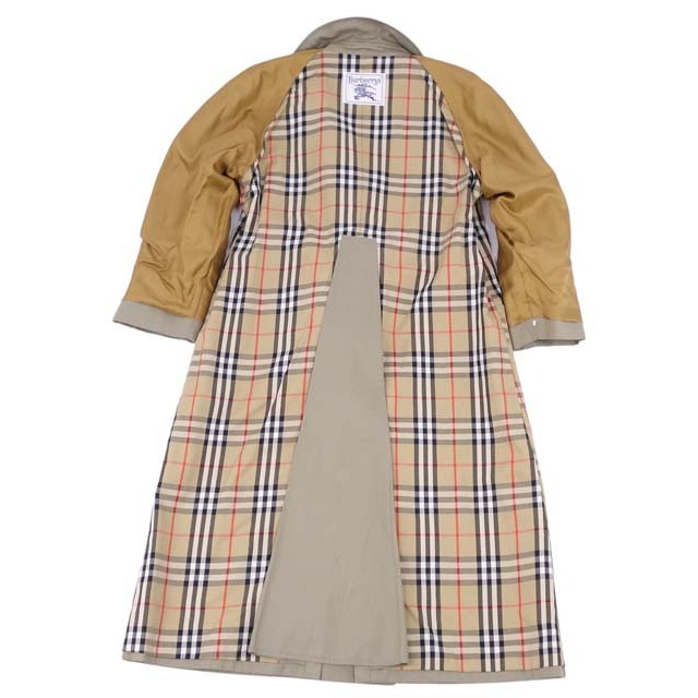 BURBERRY(バーバリー)の極美品 Vintage バーバリー Burberrys コート トレンチコート レディース コットン アウター 古着 11AB3(M相当) ベージュカーキ レディースのジャケット/アウター(トレンチコート)の商品写真