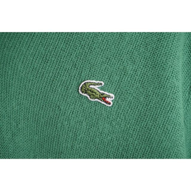 LACOSTE(ラコステ)のラコステ IZOD LOCOSTE ニット セーター Vネック グリーン 糸巻 メンズのトップス(ニット/セーター)の商品写真
