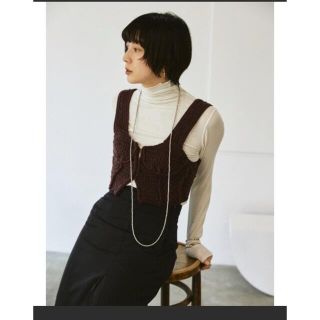 トゥデイフル(TODAYFUL)のTODAYFUL  Soft Turtleneck Tops キナリ(Tシャツ(半袖/袖なし))