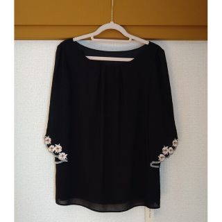 レッセパッセ(LAISSE PASSE)の新品レッセパッセ♡袖刺繍ブラウス(シャツ/ブラウス(長袖/七分))