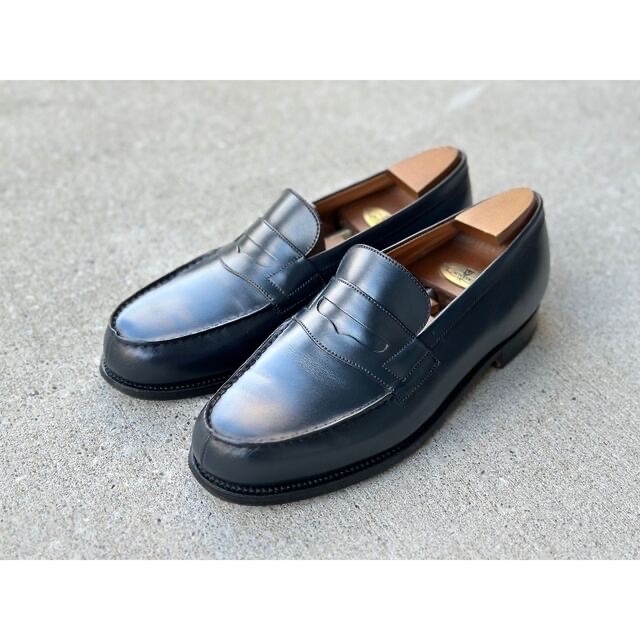J.M.Weston JMウエストン 180 シグネットローファー NAVY bushbuddies