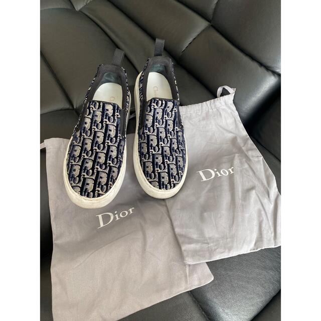 Christian Dior - 正規店購入 クリスチャンディオール スリッポンの