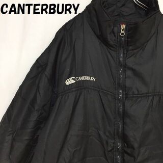 カンタベリー(CANTERBURY)の【人気】カンタベリー 中綿ジャケット ブラック サイズXL(ナイロンジャケット)