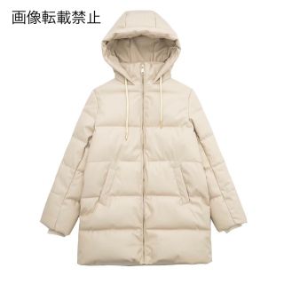 🍬10月新作🍭9634◆beige ベージュ ダウンコート(ダウンコート)