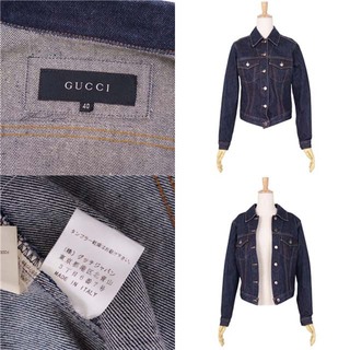 Gucci - 美品 グッチ GUCCI ジャケット デニムジャケット 無地