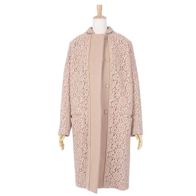 Chloe - 美品 クロエ Chloe コート ロングコート 総レース Chloe - 美品 クロエ Chloe コート ロングコート 総レース