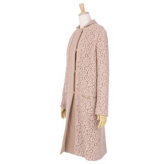 Chloe - 美品 クロエ Chloe コート ロングコート 総レース ウール
