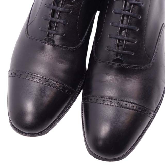イード&レベンスクロフト Ede&Ravenscroft シューズ 1689 4ロイヤルワラント レザーシューズ 革靴 エドワードグリーン製 8(27cm相当) ブラック