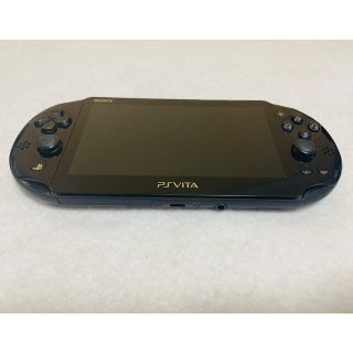 プレイステーションヴィータ(PlayStation Vita)の☆画面傷無し☆PSVita PCH-2000 ZA11 本体 ブラック 動作良好(家庭用ゲーム機本体)