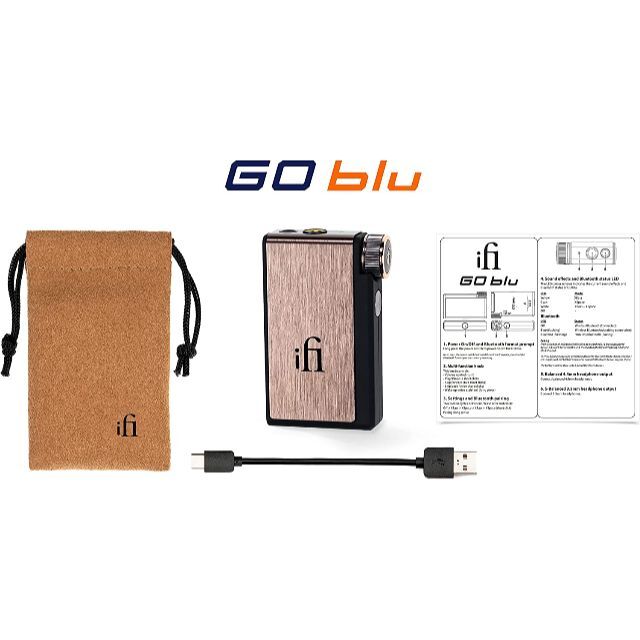 【新品】iFi audio GO blu Bluetooth対応DAC &アンプ スマホ/家電/カメラのオーディオ機器(アンプ)の商品写真