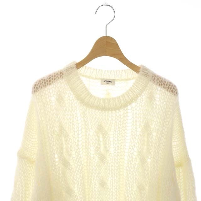 celine - セリーヌ CELINE 22AW ボクシー アランセーター XS オフ celine - セリーヌ CELINE 22AW ボクシー アランセーター XS オフ