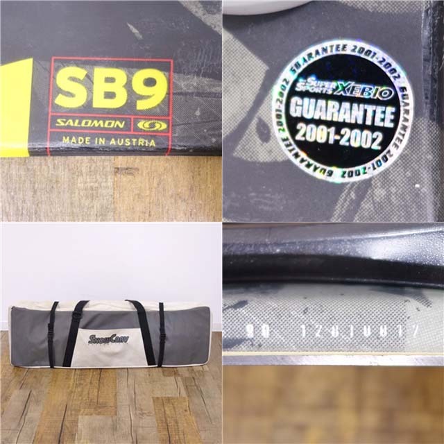 サロモン SALOMON SB9 収納バッグ 付き ファット型 スノーブレード ファンスキー ショートスキー 登山 アウトドア