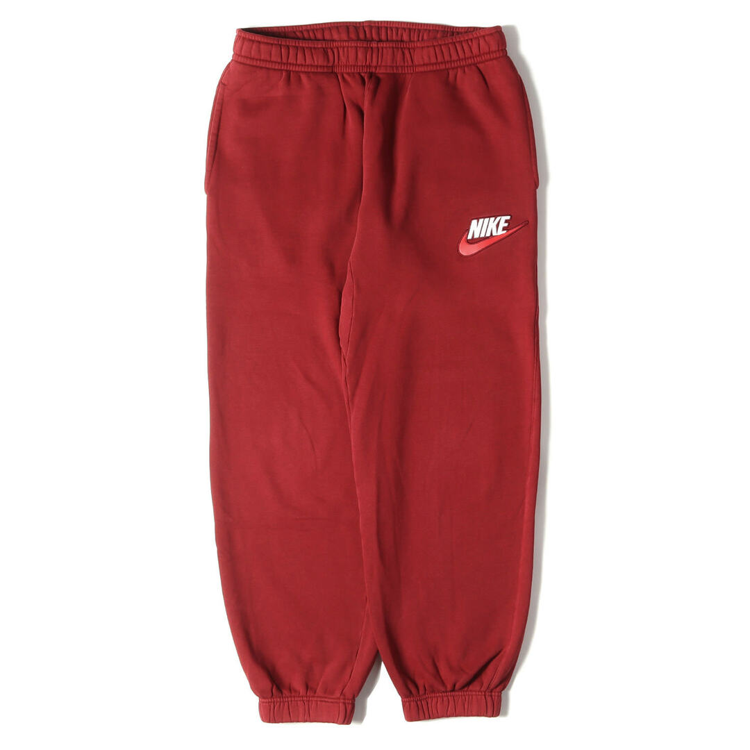 Supreme シュプリーム パンツ NIKE ナイキ ロゴワッペン付き スウェットパンツ Sweatpant 18AW  バーガンディー M ボトムス ズボン コラボ 【メンズ】