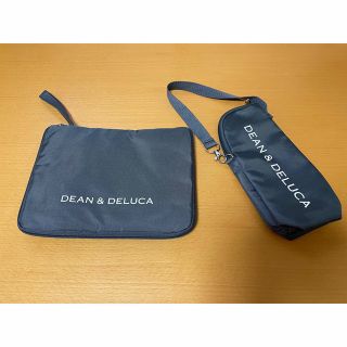 ディーンアンドデルーカ(DEAN & DELUCA)のGLOW付録 DEAN&DELUCA エコバッグ•ペットボトルケース グレー(エコバッグ)