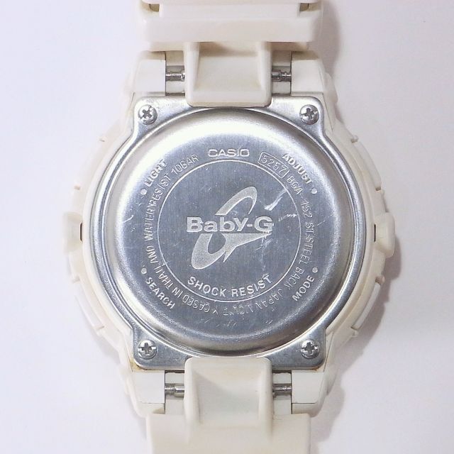 稼働品 CASIO BABY-G カシオ ベビージー 腕時計 白 BGA-152