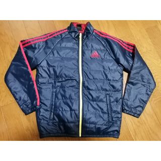 アディダス(adidas)のアディダス　ららぱ様専用★中綿入りナイロンジャンパー　160cm(ジャケット/上着)