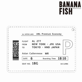 バナナフィッシュ(BANANA FISH)のBANANAFISH バナナフィッシュ 航空券風1ポケットパスケース(キャラクターグッズ)