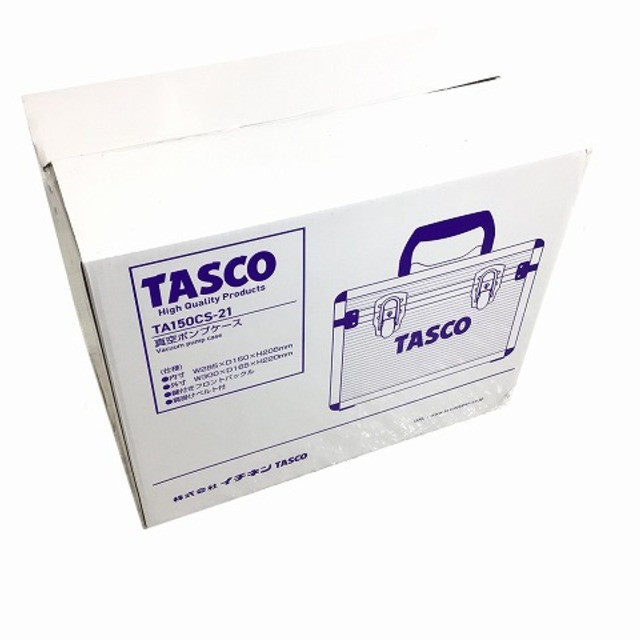 ☆未使用品☆ TASCO タスコ 高性能ツーステージ真空ポンプ TA150XD オイル逆流防止弁付 ケース(TA150CS-21)セット イチネン 60382