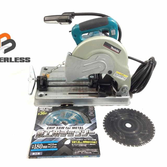 Makita(マキタ)の☆中古品☆makita マキタ 100V 190mm チップソー切断機 LC0700F 替刃オマケ チップソーカッター 鉄工用 切断機 60814 自動車/バイクのバイク(工具)の商品写真