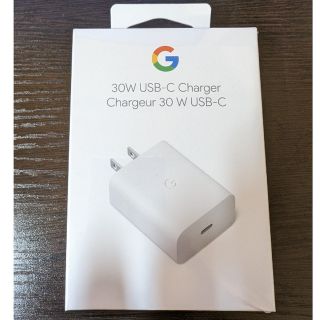 グーグル(Google)の【Google純正充電器】30W USB-C Charger【未開封新品】(PC周辺機器)