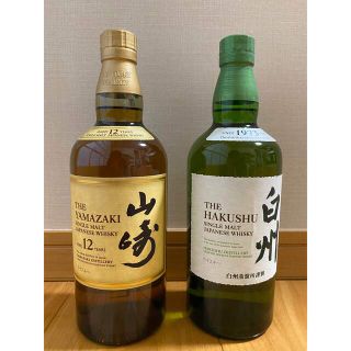 サントリー - サントリー 山崎12年 白州 ノンエイジ 2本セットの通販