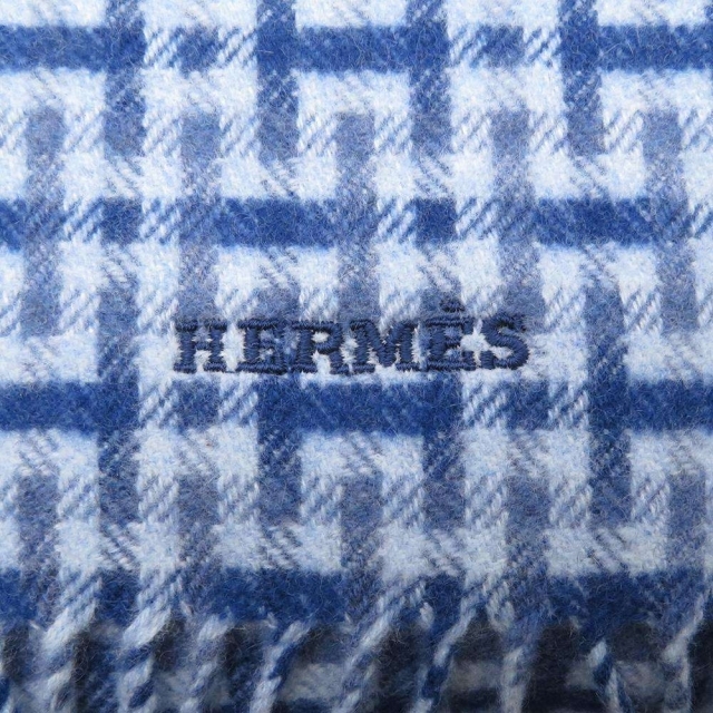 エルメス マフラー Hエコセ カシミヤ HERMES メンズ | www.mediovale.com