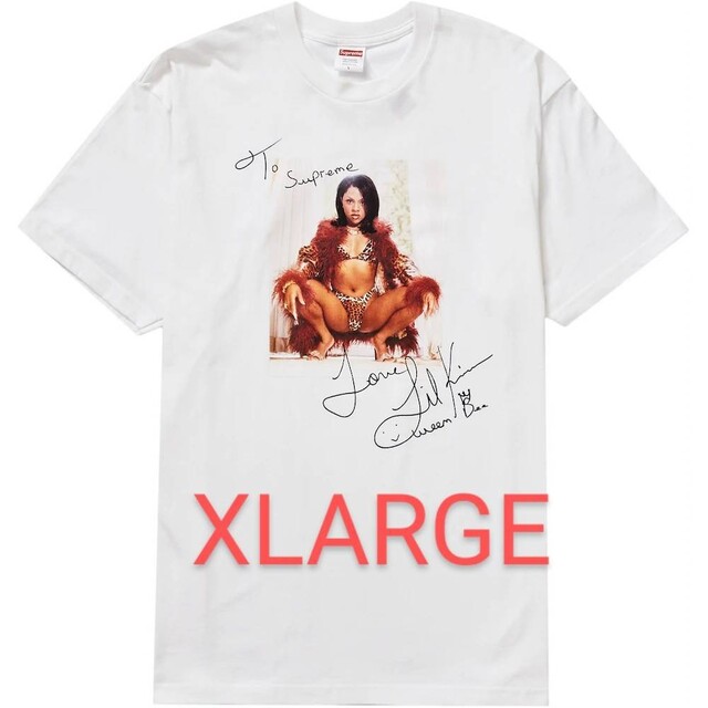 supreme  Lil Kim Tee "Whiteトップス