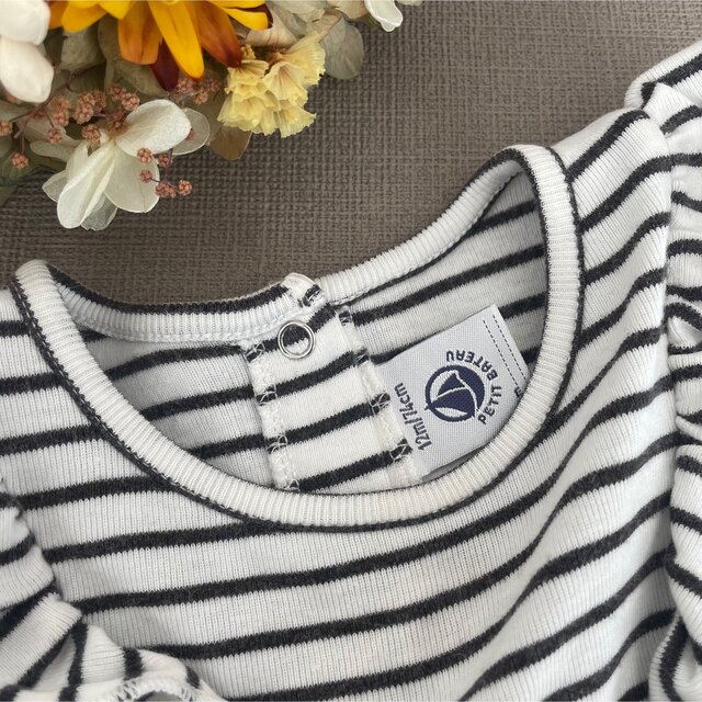 PETIT BATEAU(プチバトー)の【あや様専用】プチバトー&ミキハウス ワンピース 2点おまとめ♡ キッズ/ベビー/マタニティのベビー服(~85cm)(ワンピース)の商品写真